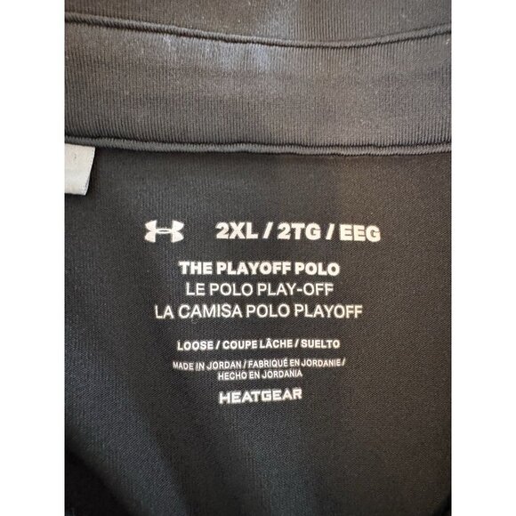 Under Armour The Playoff Polo Shirt Men’s 2XL Colorblock HeatGear Loose Fit $60 - Picture 2 of 12